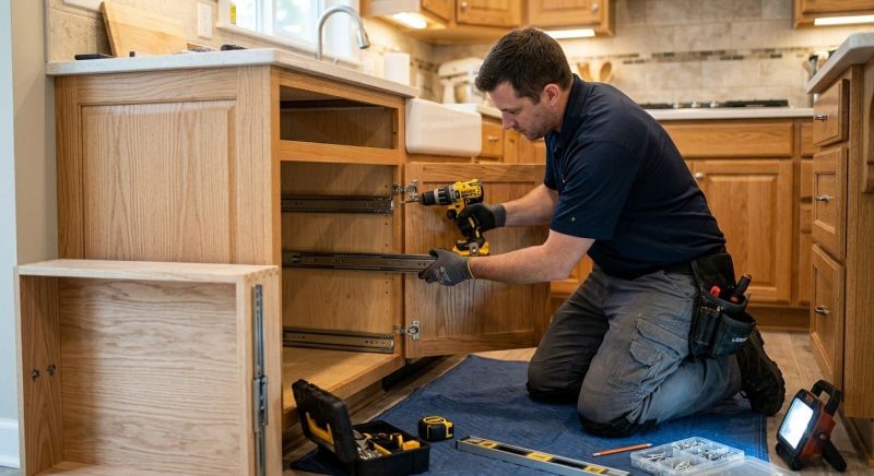 Cabinet Hardware Installation in Kansas City, KS